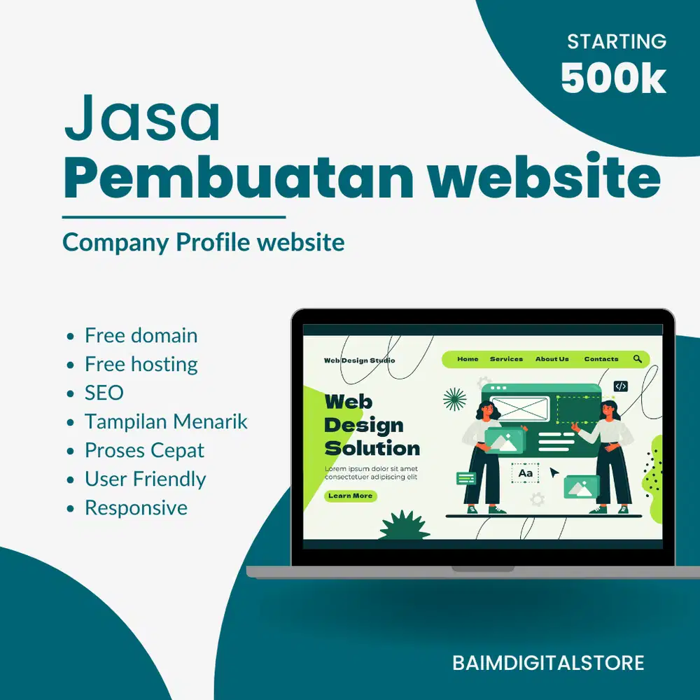 Jasa pembuatan Website Company profile cocok untuk UMKM / Perusahaan
