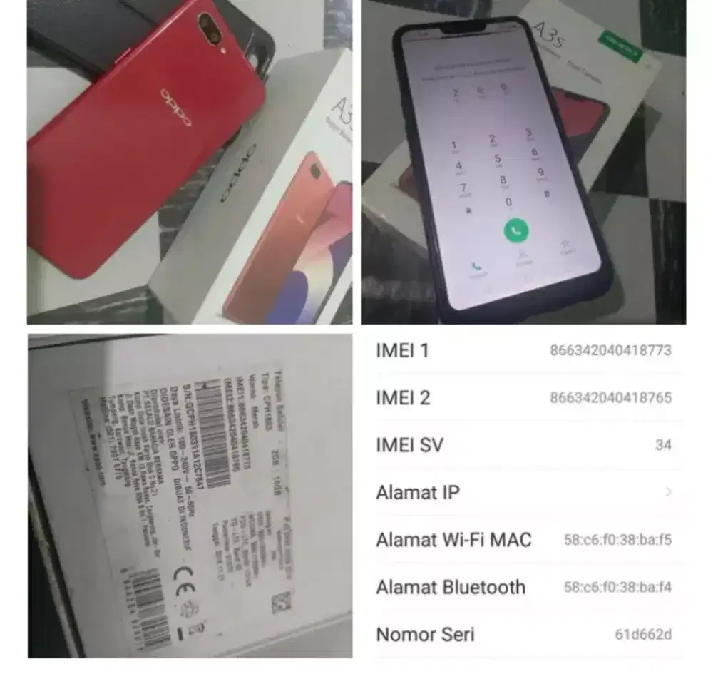 Jual oppo a3s ram 2/16