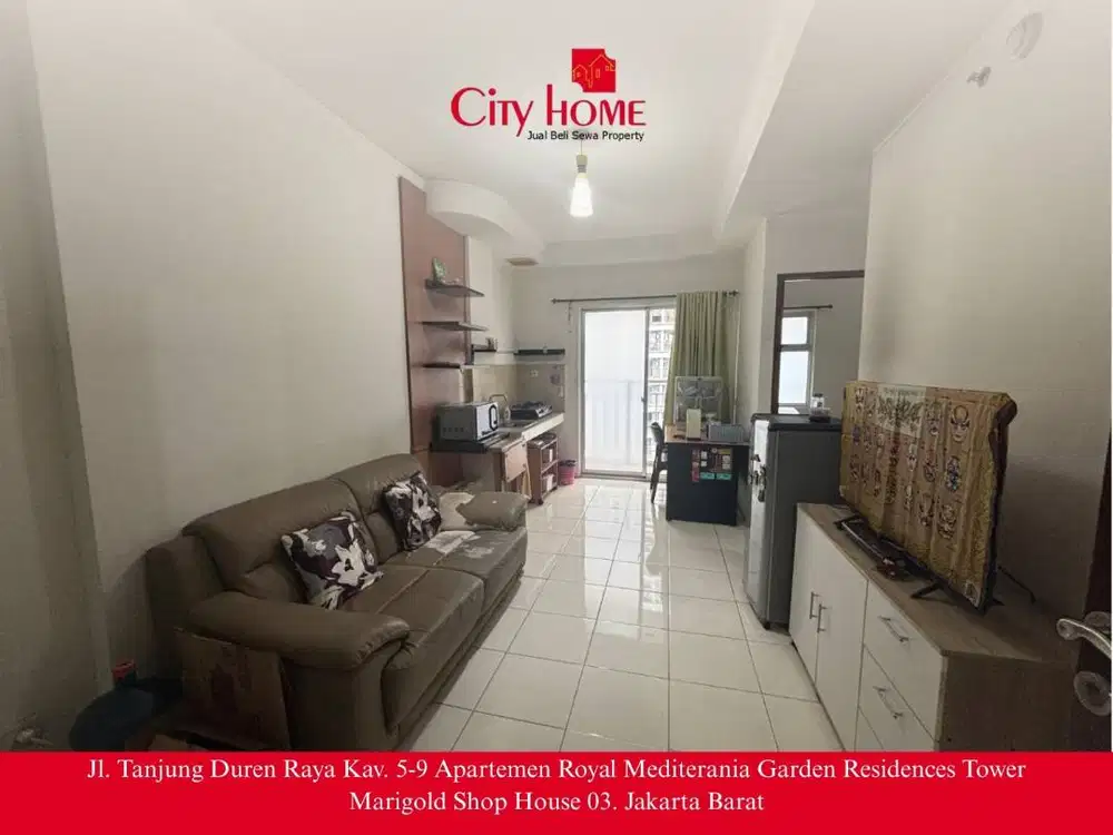 Sewa Cepat! Mediterania Garden 2 Tanjung Duren 2BR Furnished