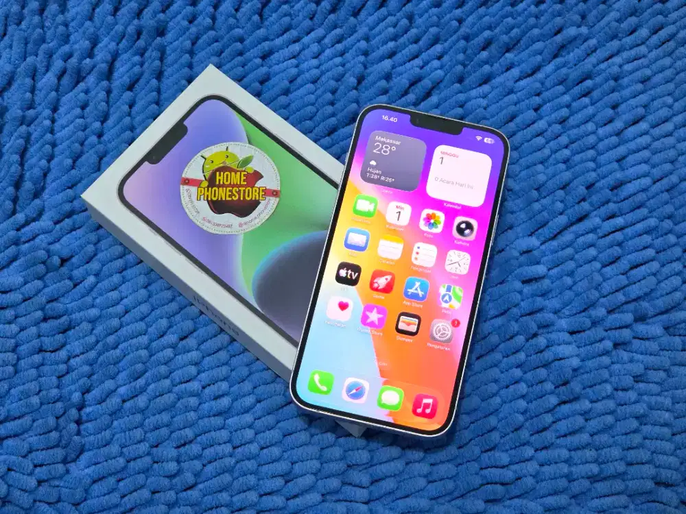 IPhone 14+ Plus 128Gb iBox Indo Resmi Berkualitas Purple