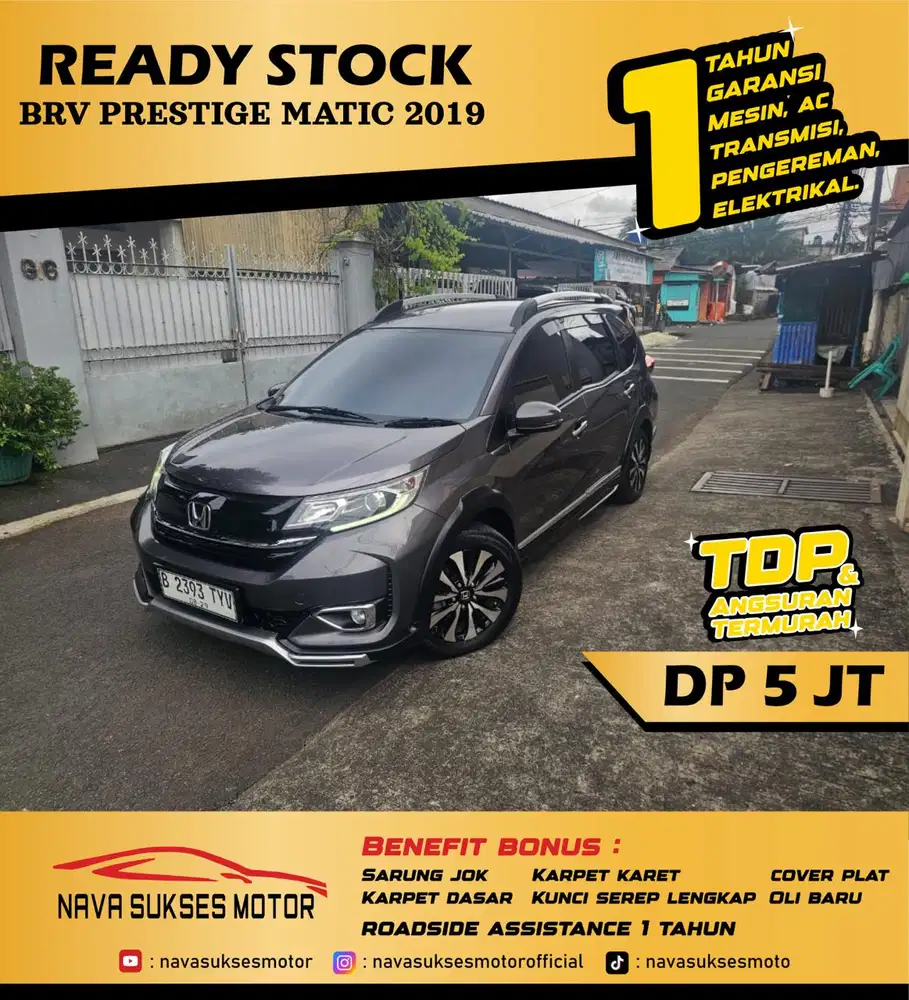 TDP 5 JUTA - BRV PRESTIGE 2019