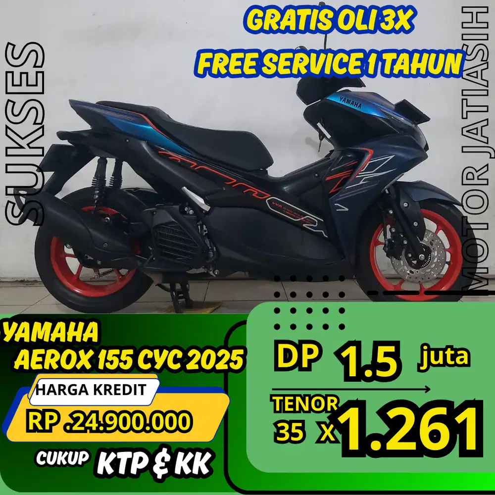 PROMO SPESIAL AEROX CYBERCITY 2025 DP CUMA 1.5 DATA BISA DI BANTU