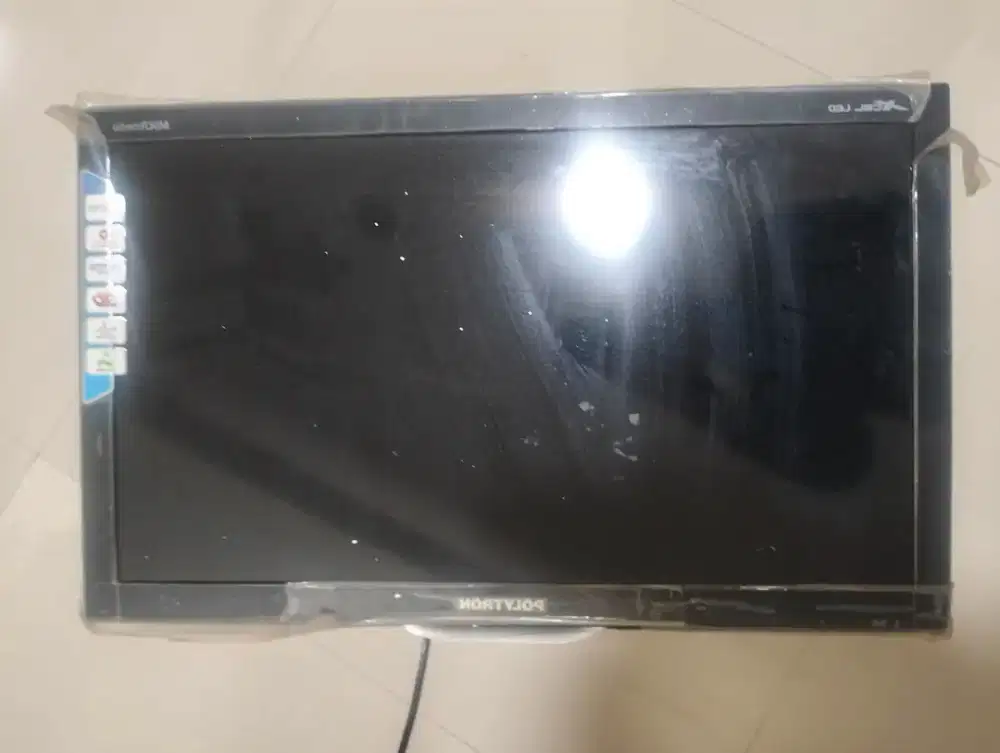 Lcd 21 inc Polytron bonus setbox + antena murah