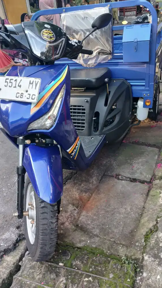 Biar karya matic 2025 warna biru gres seperti baru