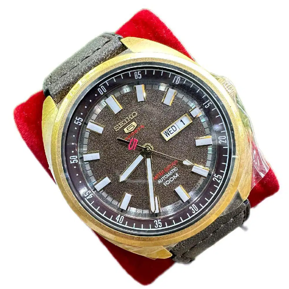 Seiko 5 Sports Automatic Brown Dial limited edition original