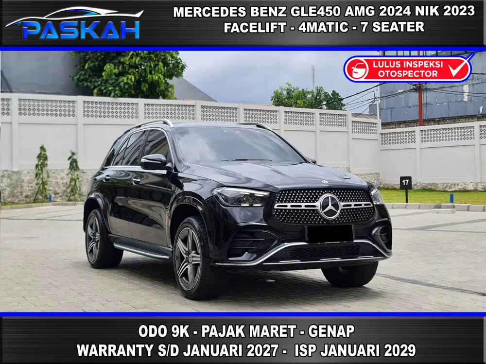 MERCY GLE450 AMG 2024 NIK 2023 GLE 450 AMG 2024 NIK 23 FACELIFT Odo=9K