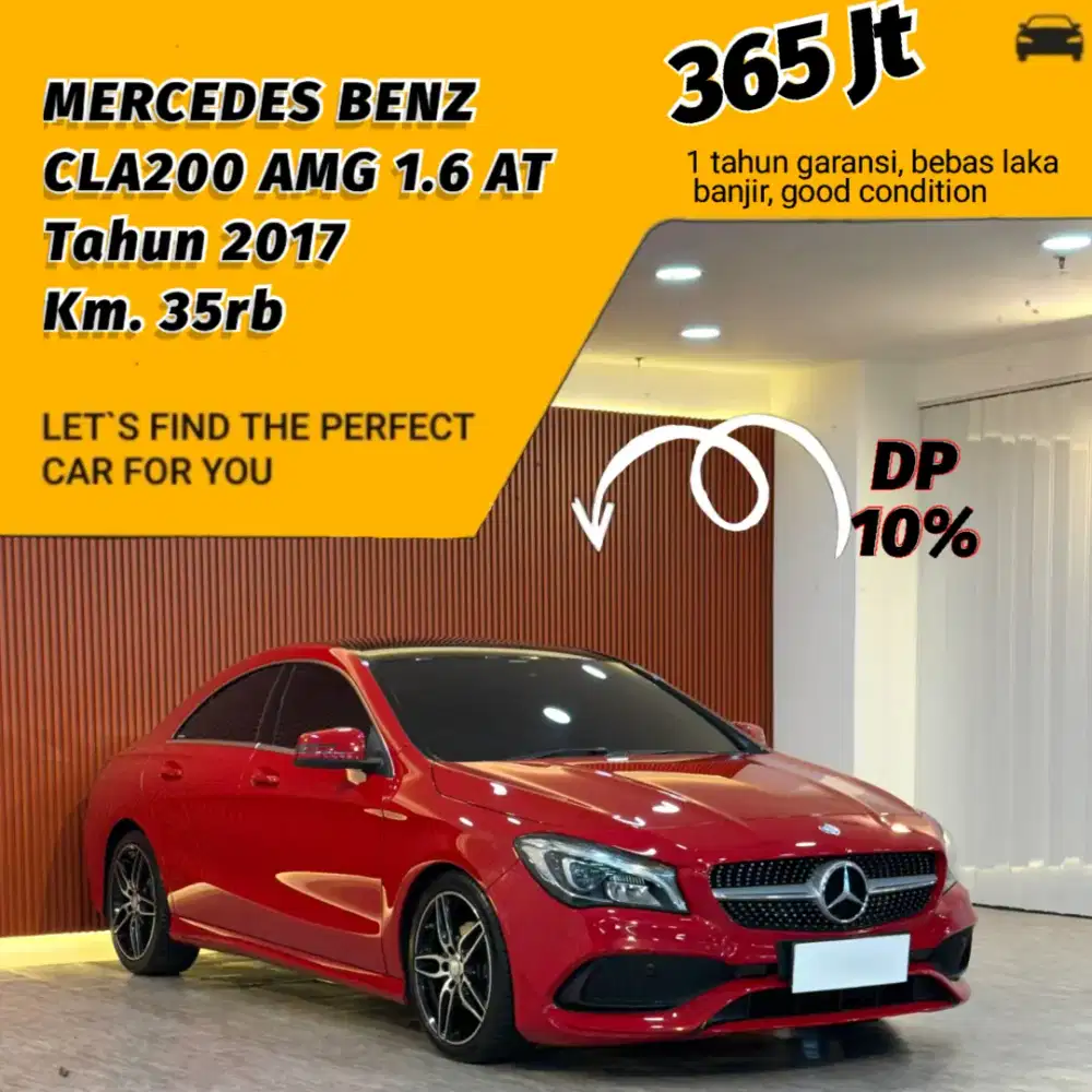 Mercedes Benz CLA200 AMG Panoramic 1.6 AT Tahun 2017