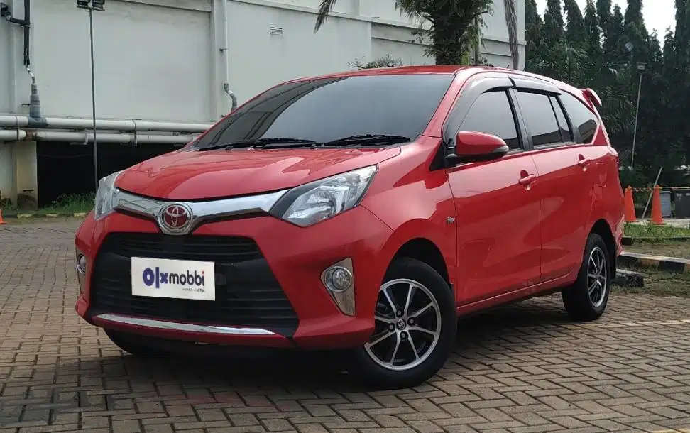 Garansi Mesin 1th TDP 6,JT Toyota Calya 1.2 G Bensin-MT Merah 2019