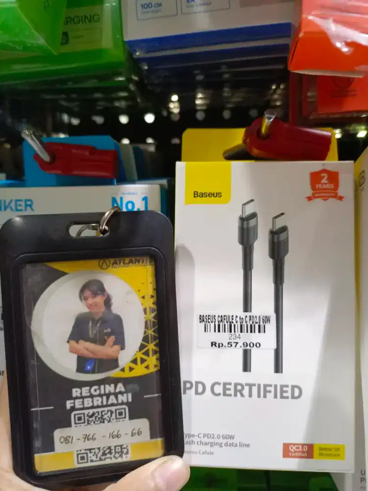 BASEUS CAFULE C TO C PD2.0 60W | ATLANTIS DAHSYAT