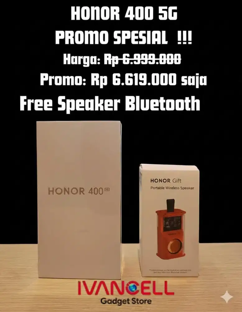 HONOR 400 5G FREE SPEAKER BLUETOOTH