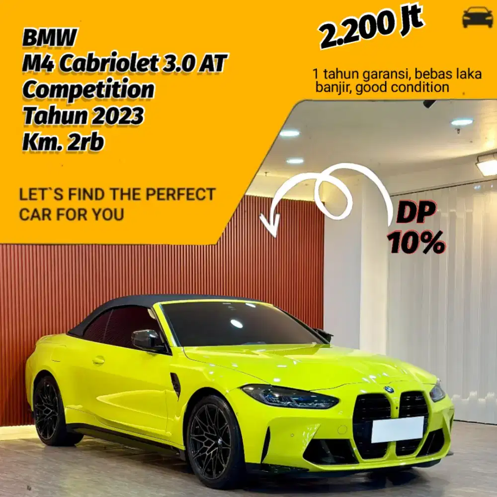 BMW M4 Cabriolet Competition AT Tahun 2023