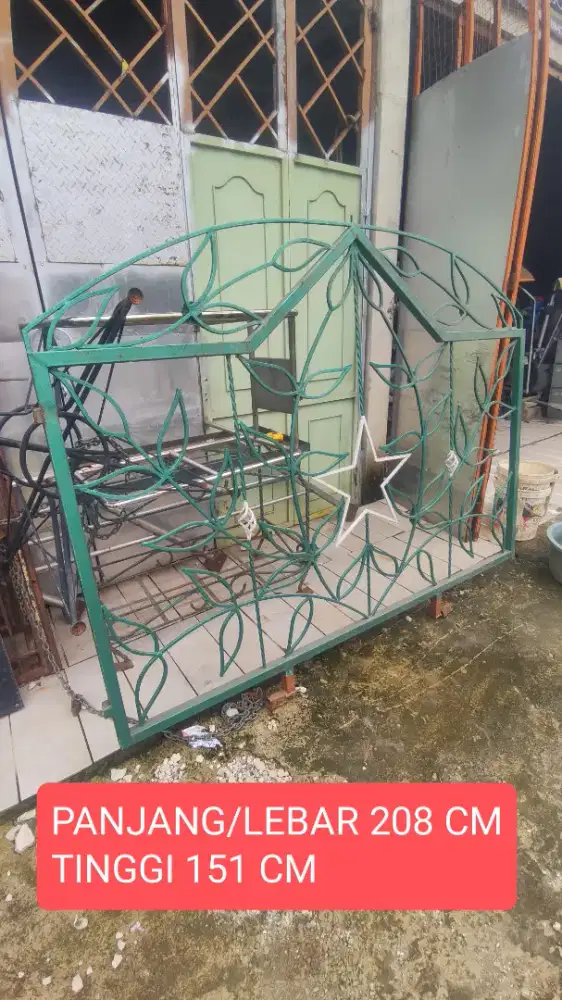 PAGER PAGAR BESI BALKON TANAM 208X151