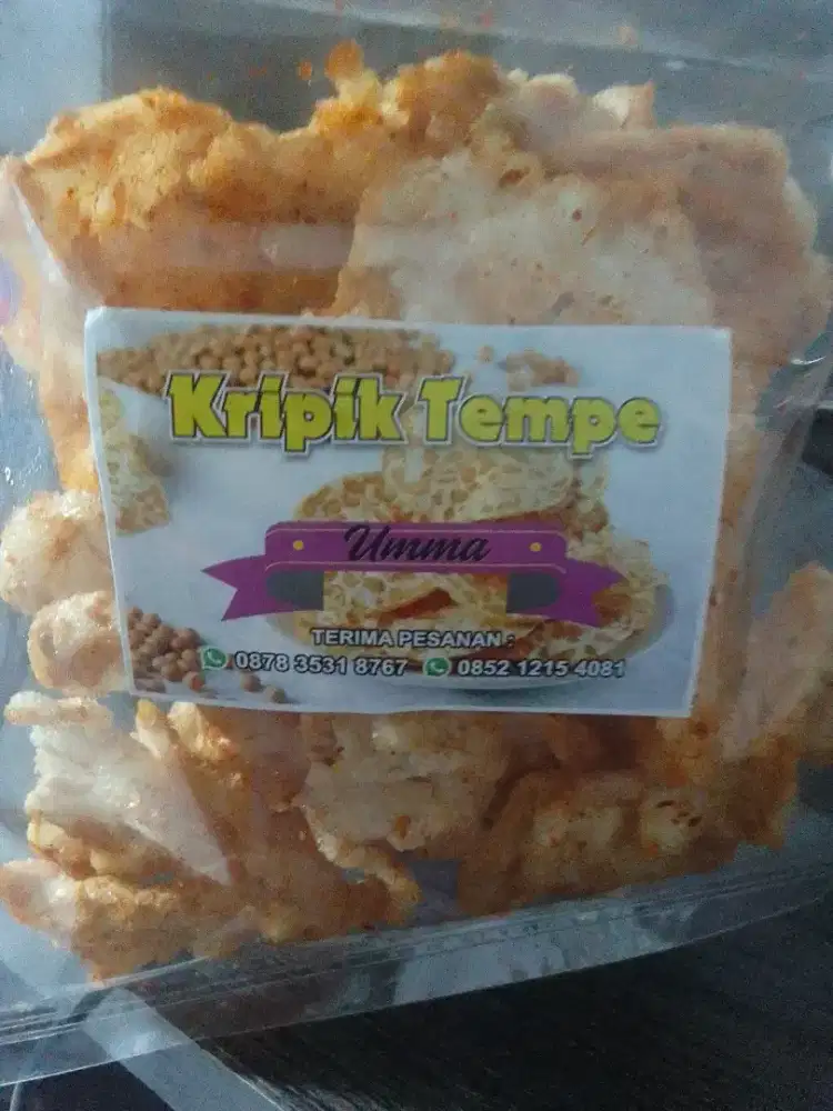 keripik tempe khas rumahan berkualitas