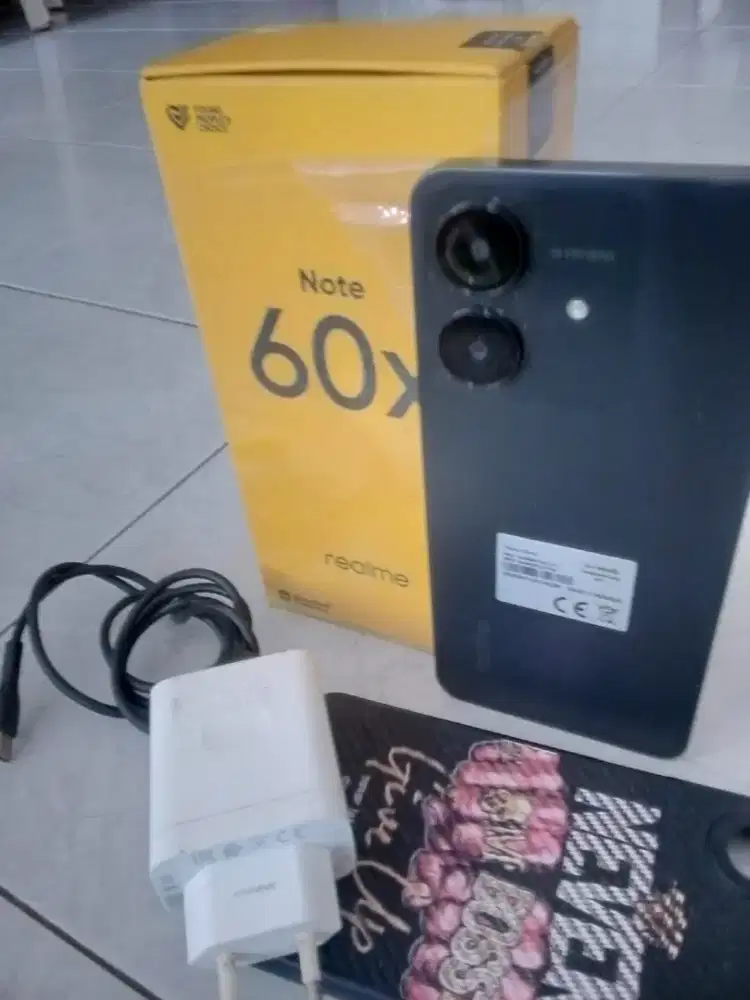 Hp Bekas Istri Realme Note 60x 4+8/128 Fullset