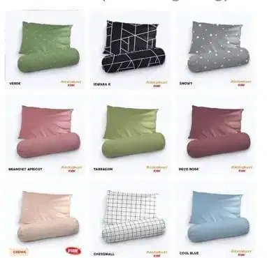 Sarung Bantal / Sarung Guling Premium Bahan Katun Halus