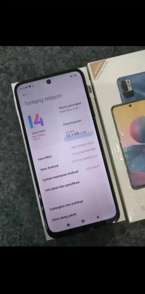 Redmi note 10 5G RAM 8/128