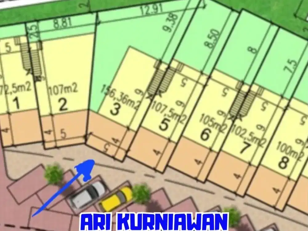 Best Price! Dijual Ruko South Sorrento Square 3 Lantai Full Bangunan  LT 157  LB 471  8,5M