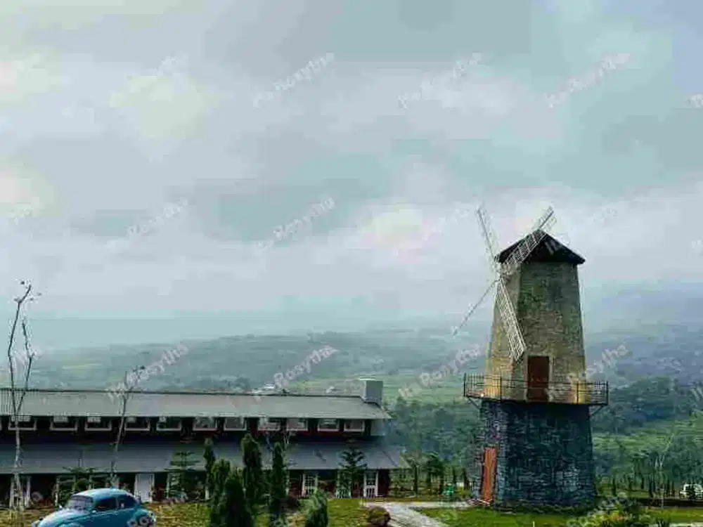 Tanah Kavling Villa Puncak Bogor,View Gunung Hanjawong, SHM Ready.