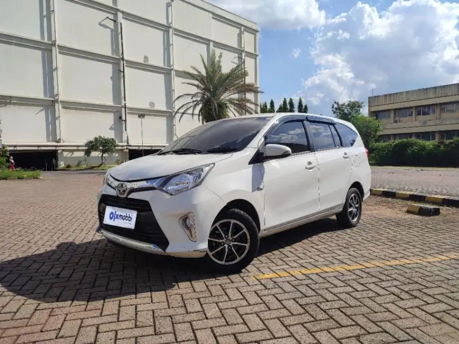 Garansi Mesin 1 Thn TDP 6,JT Toyota Calya 1.2 G Bensin-AT Putih 2018