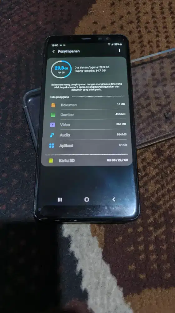 Samsung A8 plus 2018 Ram 6/64