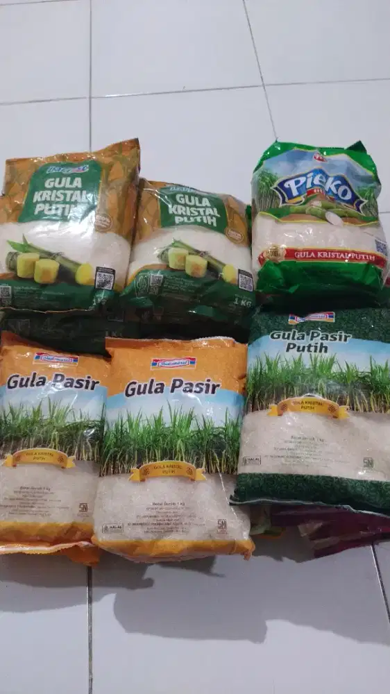 Gula pasir merk campur