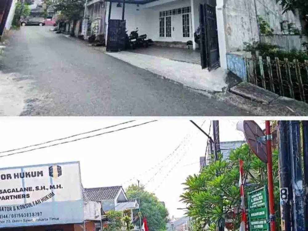 Rumah siap huni 2 lantai di PTB duren sawit Jakarta Timur