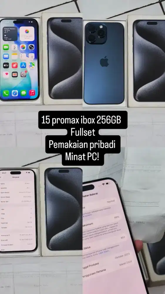 Iphone 15 Promax Ex Ibox 256GB