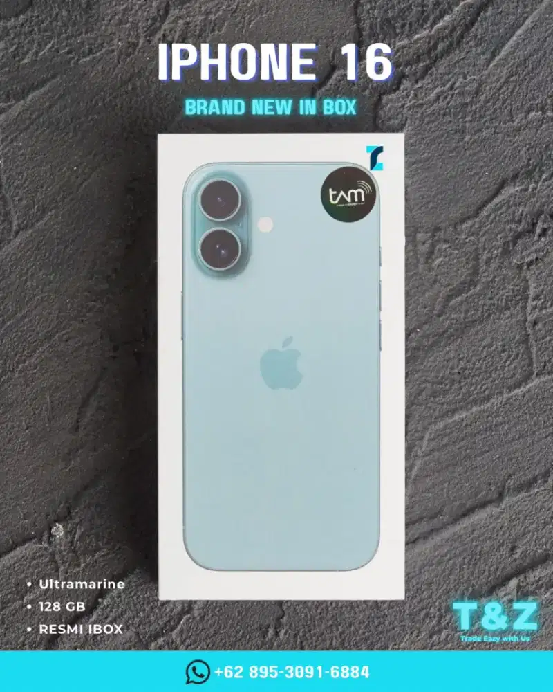 iphone 16 new teal segel(Toko)