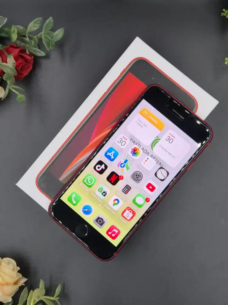 IPhon SE GEN 2 IBox Indonesia Resmi 128Gb Merah