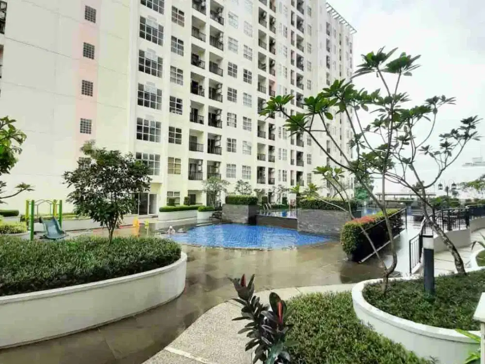DISEWAKAN APARTMEN SAVERIA FULLY FURNISH 1BR DEKAT DG STASIUN CISAUK, TANGSEL