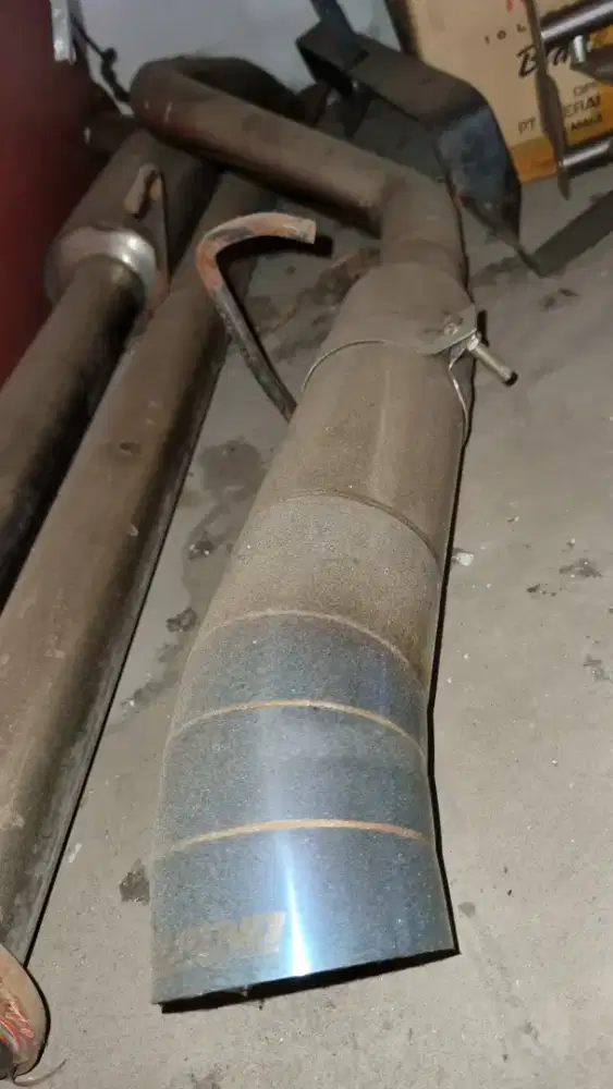 Knalpot Fullsystem (tanpa Downpipe) Merk Alpino (Tailpipe Burntipe)