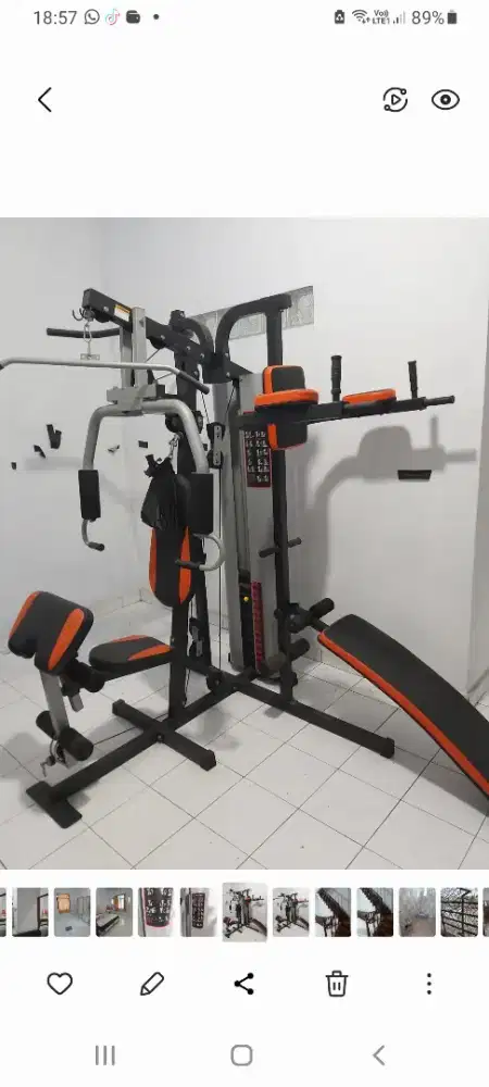 Alat fitness komplit set