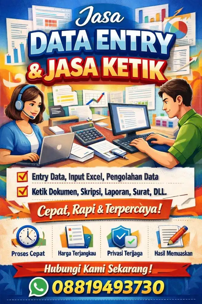 Jasa Data Entry dan Ketik