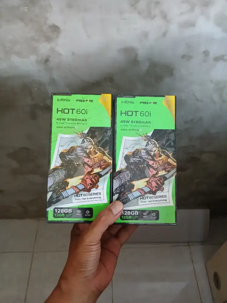 [ Fast respon WA ] Infinix Hot 60i NFC 6+6/128 Garansi resmi 1thn