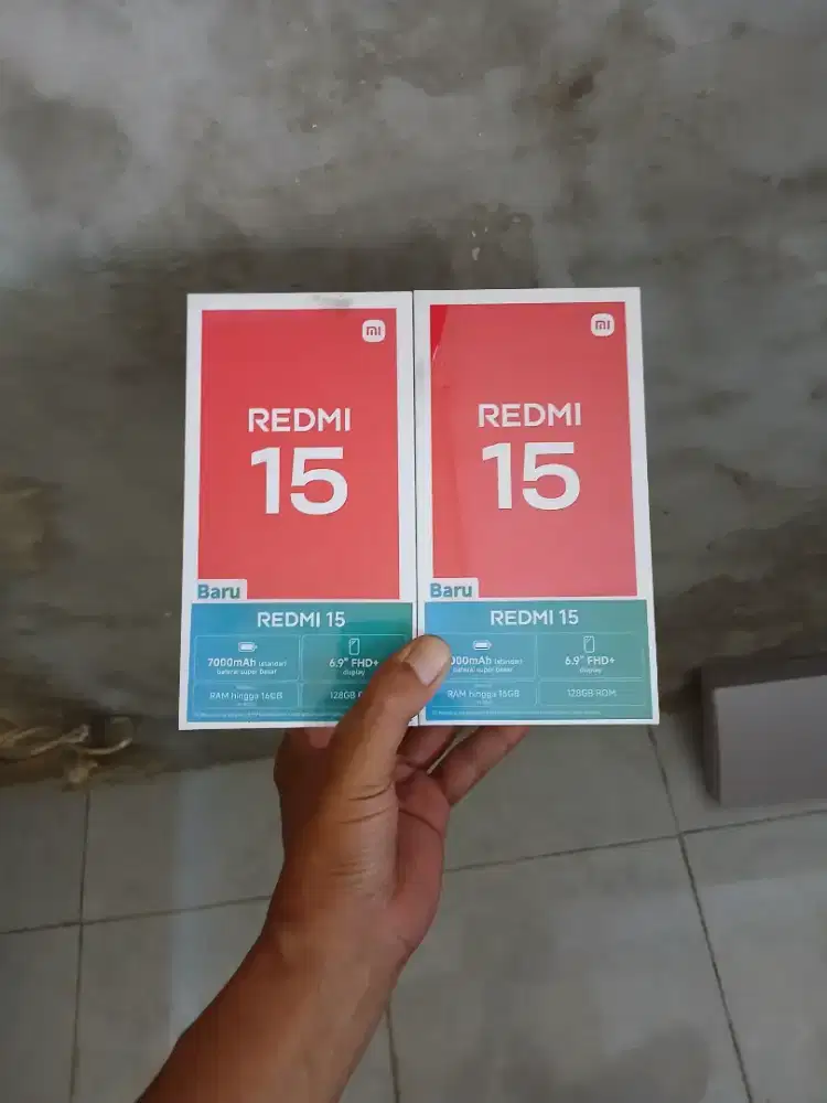 [ Fast respon WA ] Xiaomi Redmi 15 NFC 8+8/128 Garansi resmi 15bln