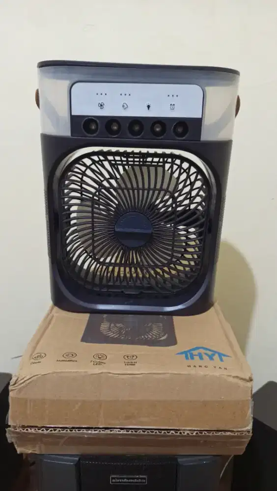 Kipas AC Mini Air Coller Kipas Angin LED