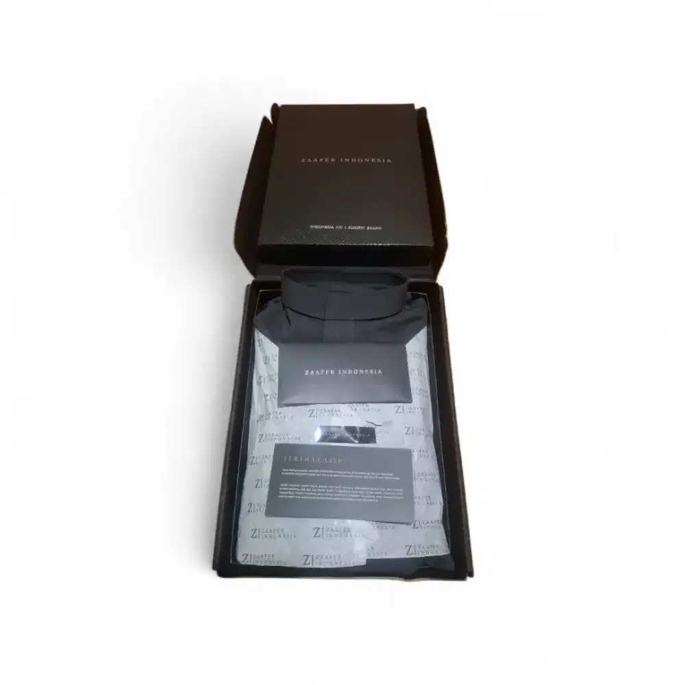 Zaafer jubah osman short sleeve dark grey size M Original.