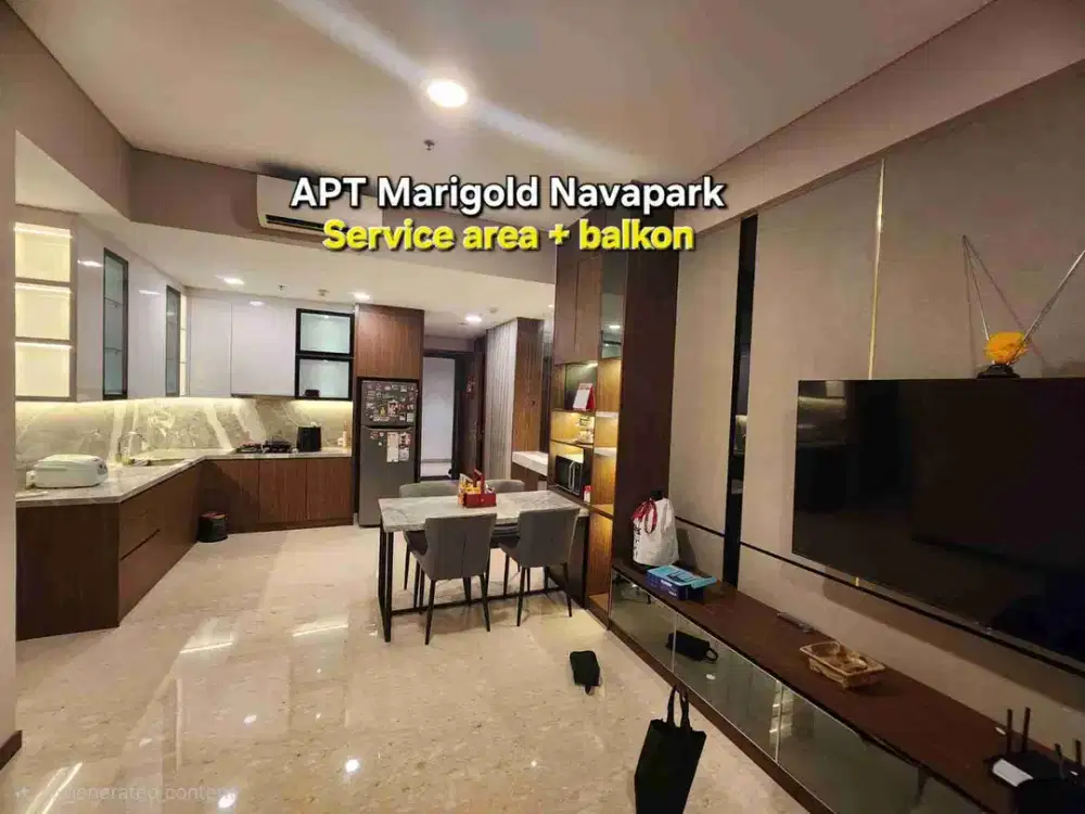 TOWER 3 LANTAI TENGAH , ADA SERVICE AREA DAN BALKON