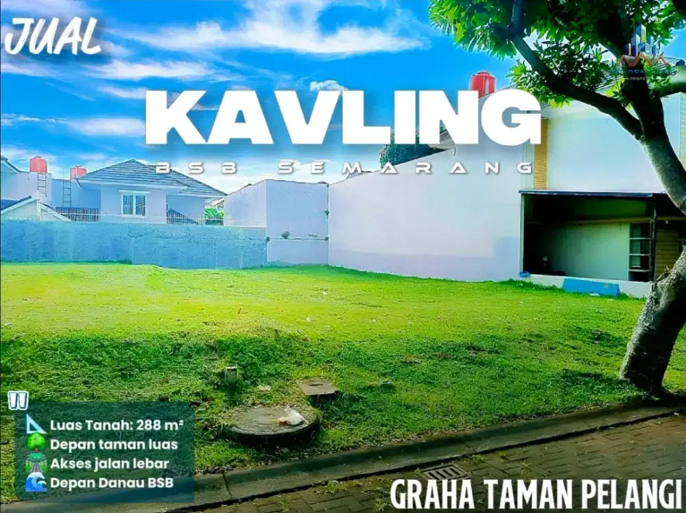 Dijual kavling siap bangun graha taman pelang BSB city mijen
