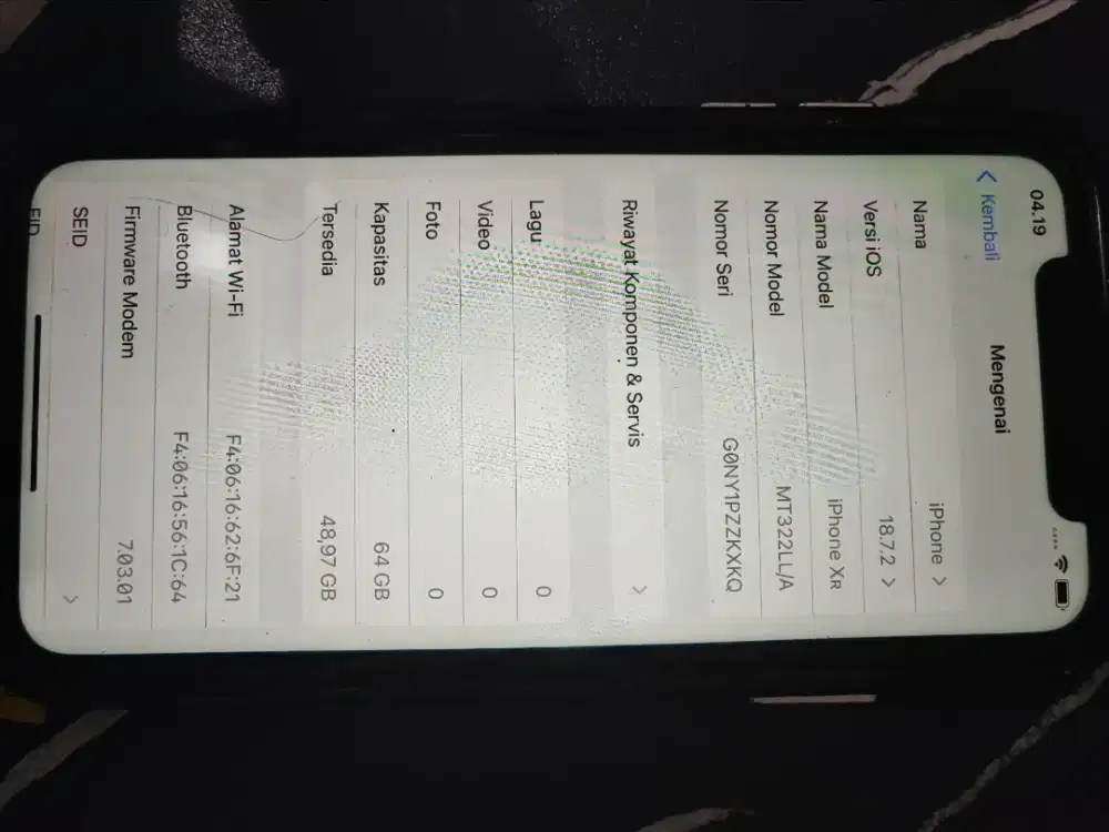 iPhone XR Intel 64GB