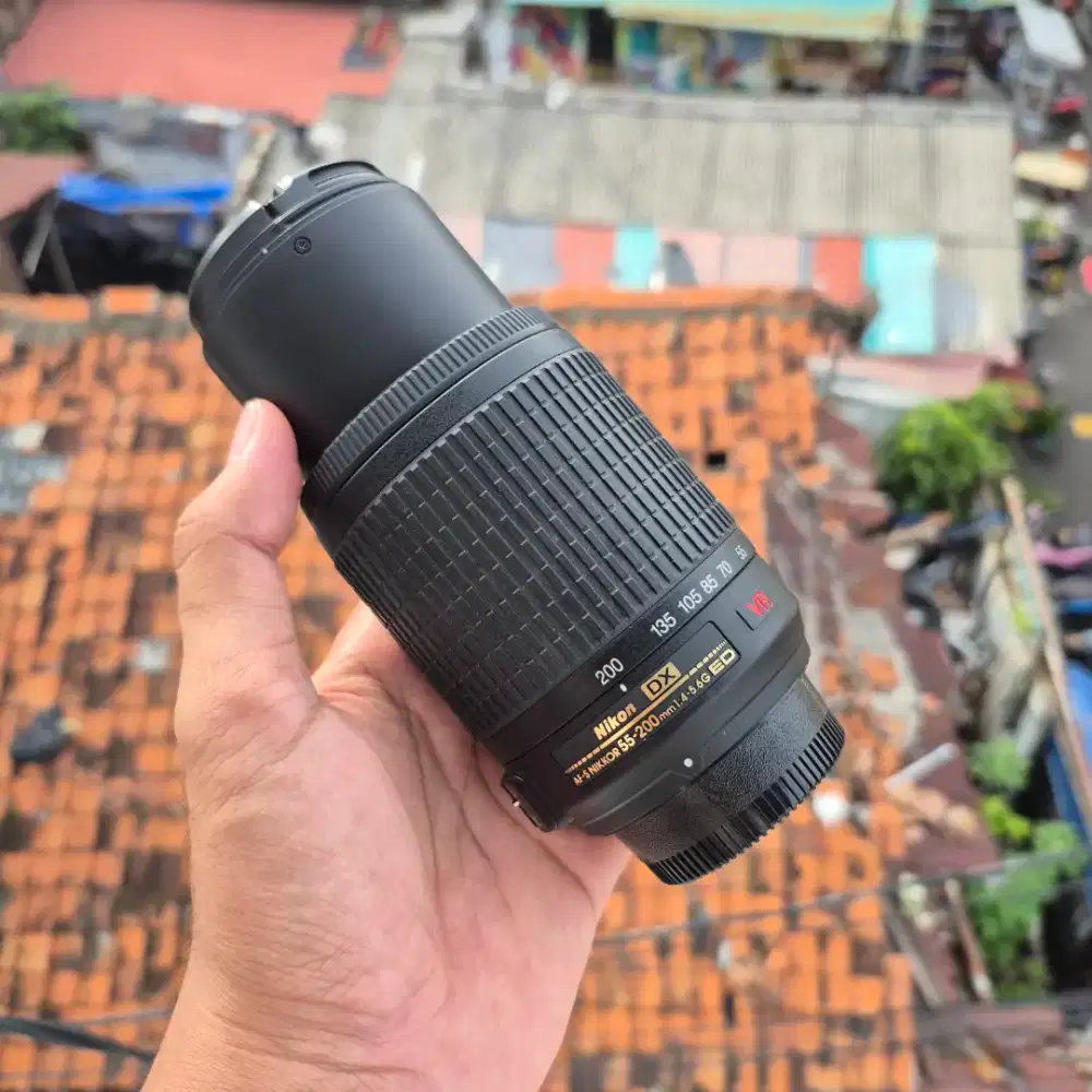 Lensa tele nikon 55-200 dx vr