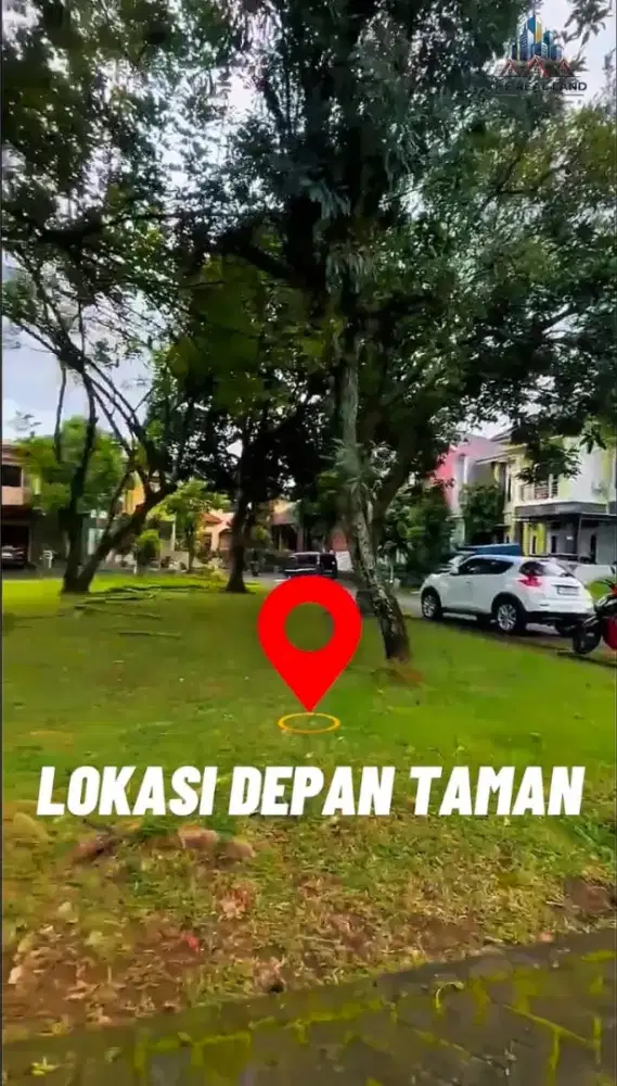 Dijual tanah siap bangun BSB graha taman pelangi depan taman