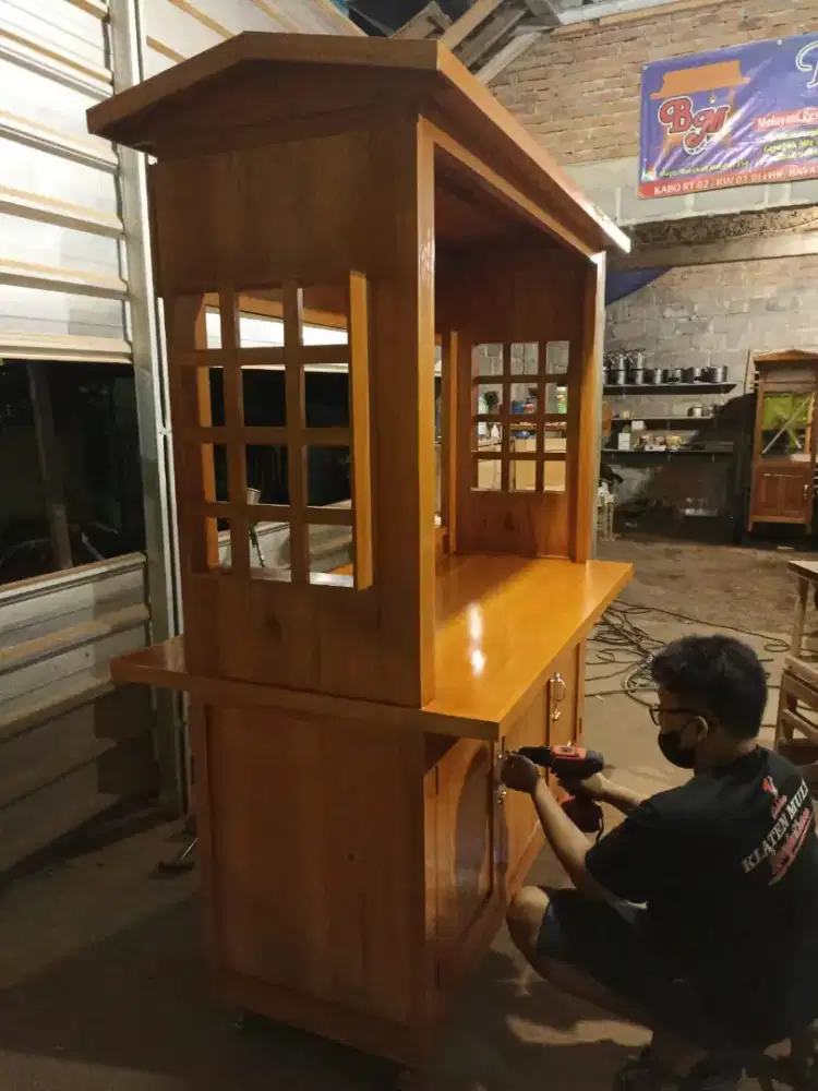 Gerobak Angkringan jg Melayani Pesanan Grobak Bakso Mie Bubur Sate dlL