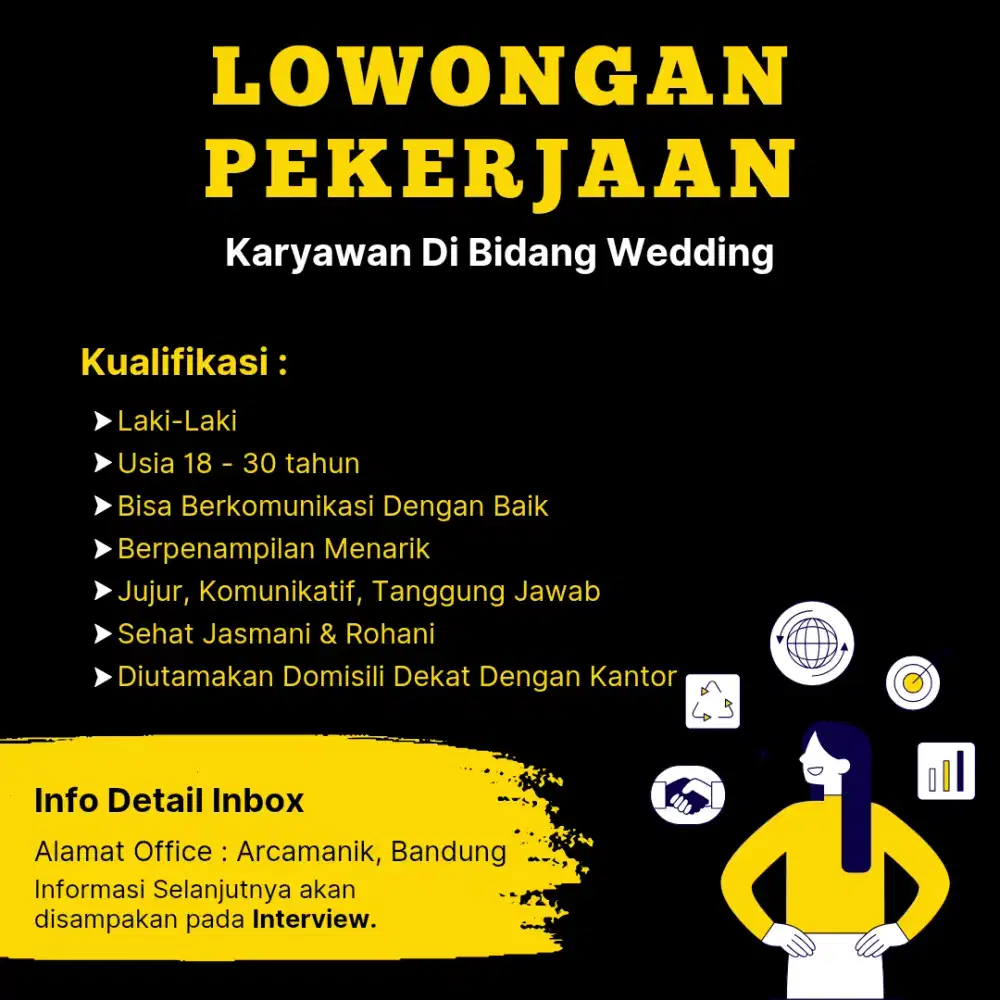 Lowongan Kerja di bidang wedding