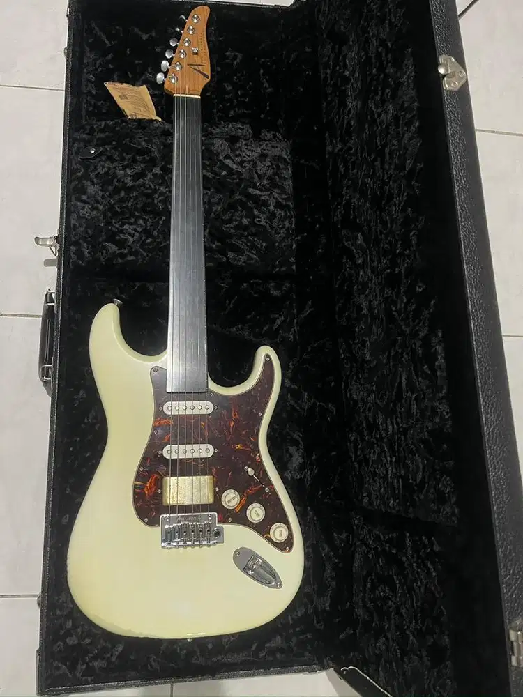 Gitar elektrik tom anderson icon classic arctic white