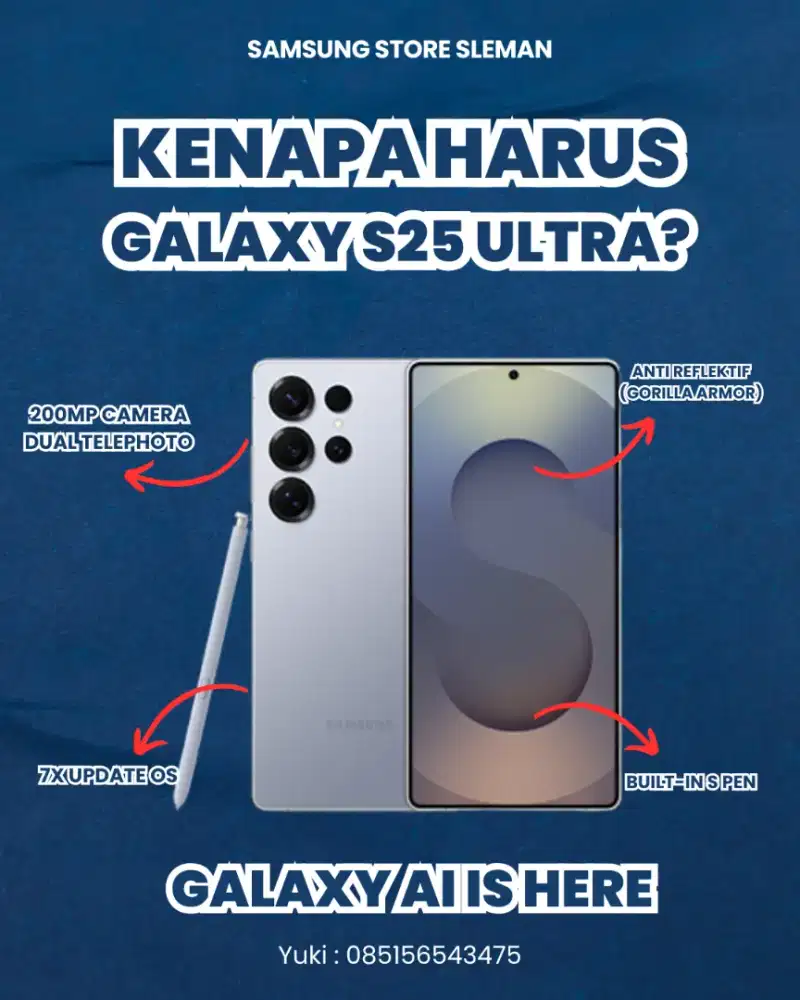 [READY STOCK] SAMSUNG GALAXY S25 ULTRA 256GB GARANSI RESMI SAMSUNG