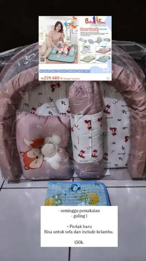 Kasur bayi merk baby family