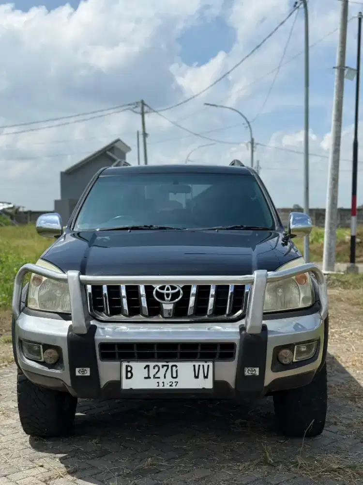 Toyota Prado Diesel A/T 1KZ Th'05 Hitam Kondisi Siap Pakai