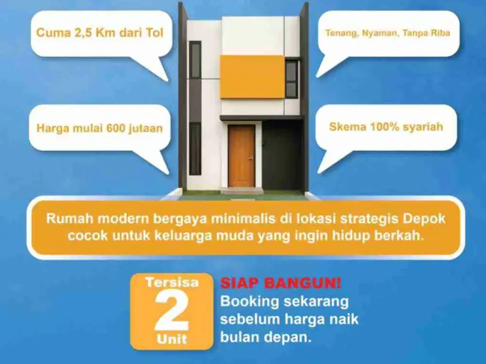 [HOT]Dijual Rumah Baru 2 Lantai Mewah Murah Dkt RSUD Depok Sawangan Kota Depok AGU