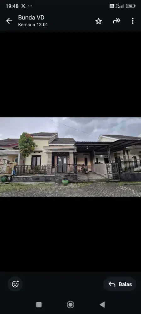 Disewakan rumah 3 KT lokasi area Suhat dekat Kampus